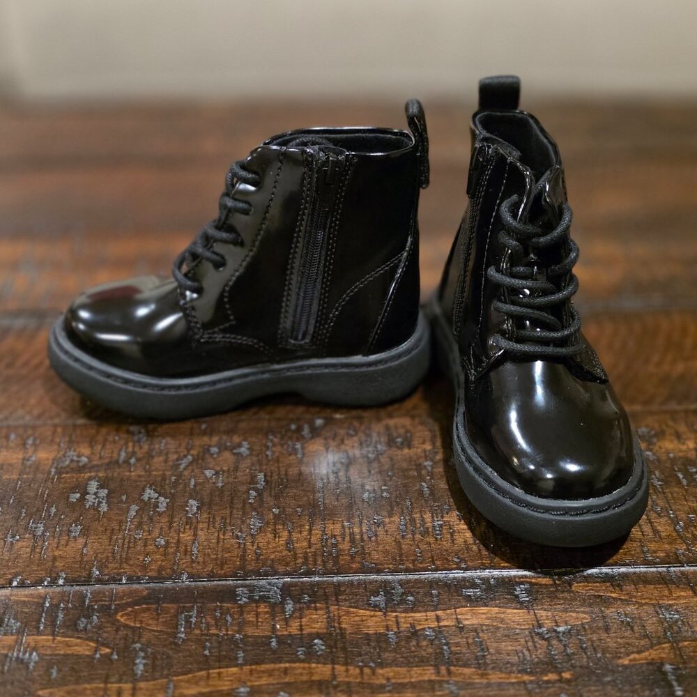New Zara Baby Girl Combat Boots Size 6